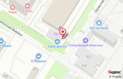 Шинный центр Euro-diski на Варшавском шоссе на карте