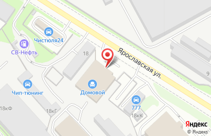 Мебельный салон Домовой на Ярославской улице на карте