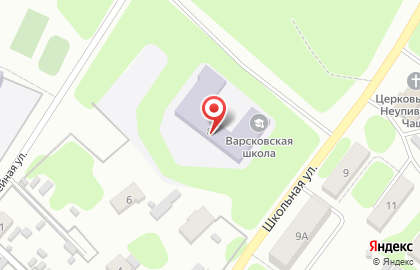 Варсковская средняя общеобразовательная школа на карте