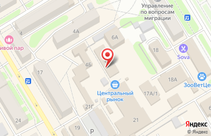 Продуктовый магазин в Перми на карте