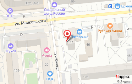 ООО Грундфос на улице Маяковского на карте