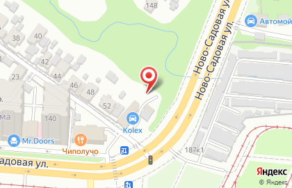 Vianor, автоцентр на Ново-Садовой улице на карте