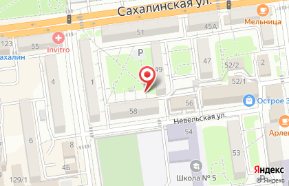 ООО Экспресс-ДВ на Невельской улице на карте