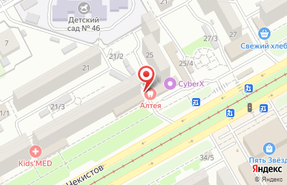 Торгово-сервисный центр iCare на проспекте Чекистов на карте