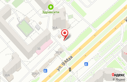 Магазин Дымов на улице 9 Мая, 36 киоск на карте