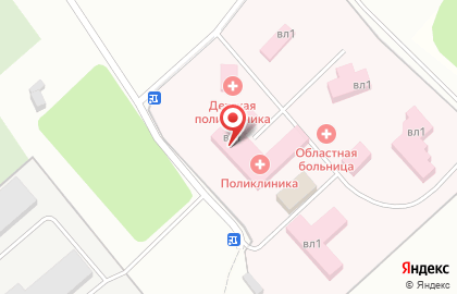 Поликлиника, Петровская районная больница №3 на карте