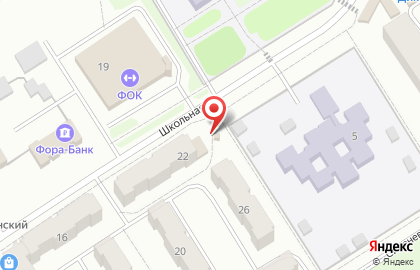 Киоск по продаже питьевой воды Калужская акватория на Школьной улице на карте