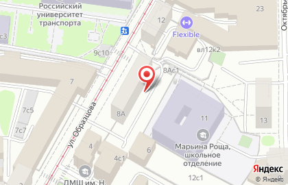Остекление балкона метро Достоевская на карте