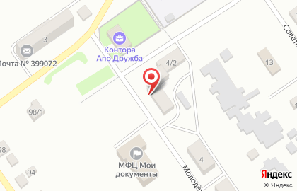 Столовая в Липецке на карте