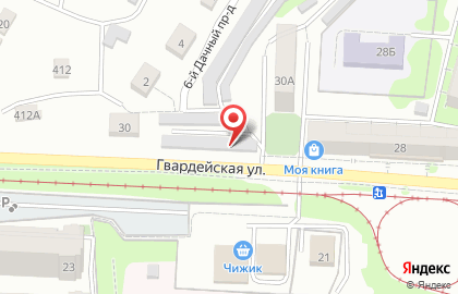 Магазин ритуальных принадлежностей Памятники на Гвардейской улице на карте