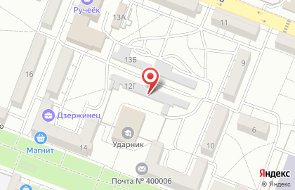 Гаражный кооператив Гаражный 16 на карте