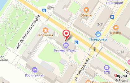 Юридическая Компания по банкротству физических лиц Бизнес-Юрист на карте