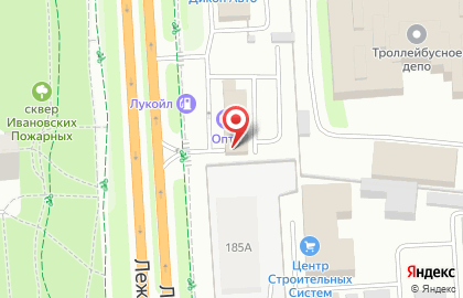 Автомаркет на Лежневской улице на карте