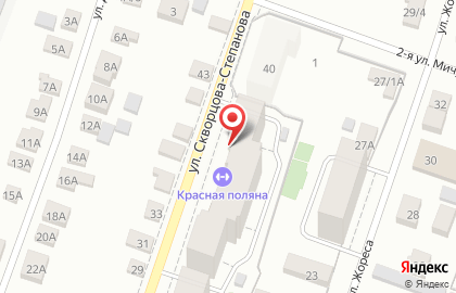 Фитнес-центр Красная Поляна на карте