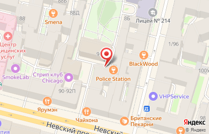 Барбершоп TOPGUN на Маяковской на карте