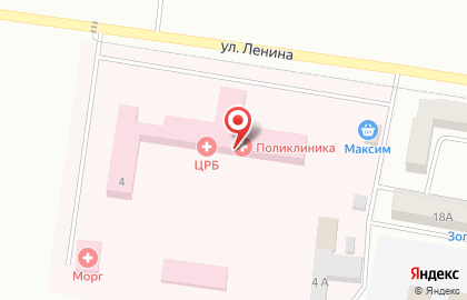 Солнечная районная больница на карте