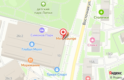 Мини-кофейня Coffee Moments на улице Ленинская Слобода на карте