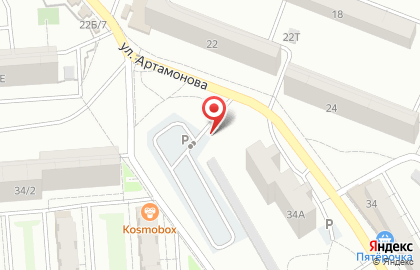 Автостоянка в Воронеже на карте