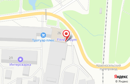 Спортивный клуб Fitness GYM на карте