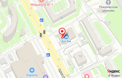 Центр страхования СТК на проспекте Хрущёва на карте