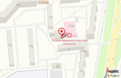 Банно-оздоровительный комплекс Благодать на улице Костюкова на карте