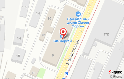 Официальный дилер и автосервис KIA Форсаж на Софийской улице на карте