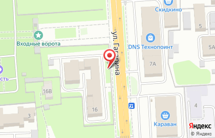 Телячьи нежности на улице Гагарина на карте