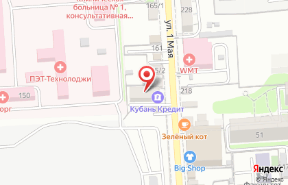 ООО КБ Кубань Кредит в Прикубанском округе на карте