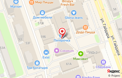 Магазин текстиля в Нижнем Новгороде на карте