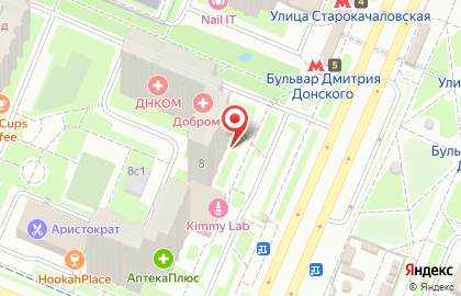 Секс-шоп Точка Любви на бульваре Дмитрия Донского на карте