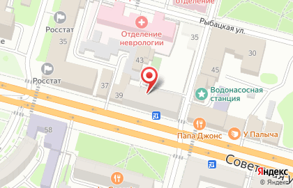 Магазин Мир цветов на Советской улице на карте