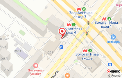 Банкомат ВТБ в Новосибирске на карте