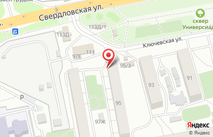 Студия красоты Диана в Свердловском районе на карте