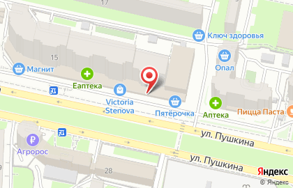 Фирменный салон межкомнатных дверей Sofia в Ленинском районе на карте