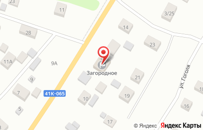 Частный пансионат Загородное на карте