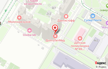 Студия красоты Ninamoscownails на улице Генерала Белова на карте