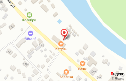 Кафе Колибри на Катунской улице на карте