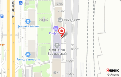 Колледж Мфюа в Москве на карте