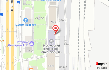 Колледж Мфюа в Москве на карте