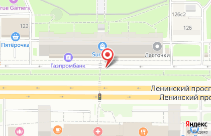 Банкомат, АКБ Абсолют Банк, ОАО, Южная часть на Ленинском проспекте на карте