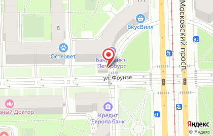 Магазин цветов в Санкт-Петербурге на карте