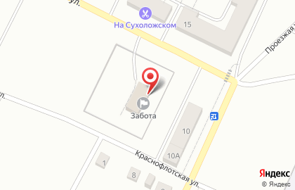 Дом престарелых Забота на Цементной улице на карте