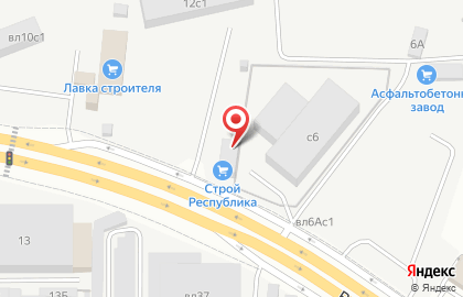 Магазин строительных материалов «Строй Республика» на карте