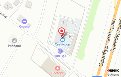 Магазин низких цен Светофор на Электрозаводской улице на карте