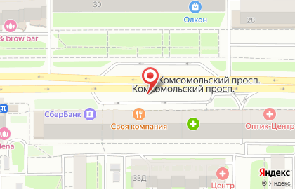 Вестфалика на Комсомольском проспекте на карте