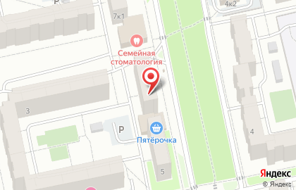 Магазин Молочный дворик в Твери на карте