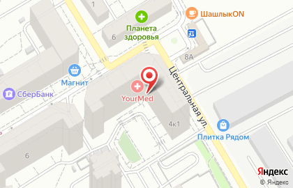 Стоматологическая клиника Urbanstom на Центральной улице в Химках на карте