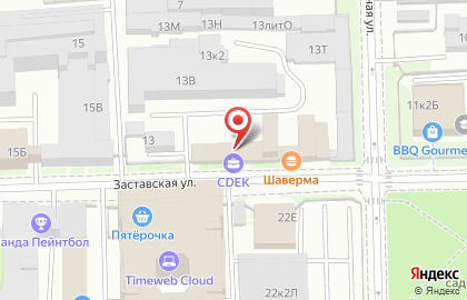 Магазин бытовой техники ТехноДом на Московских воротах на карте