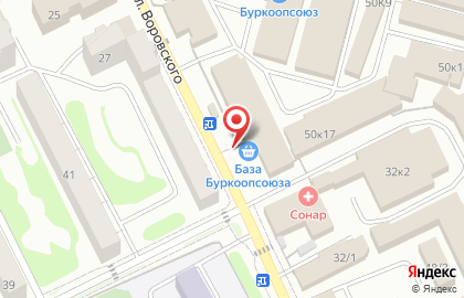 Банкомат, Байкальский Банк Сбербанка России, ОАО, Бурятское отделение №8601 на улице Воровского на карте