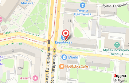 Сити-форматы от Север на проспекте Гагарина на карте